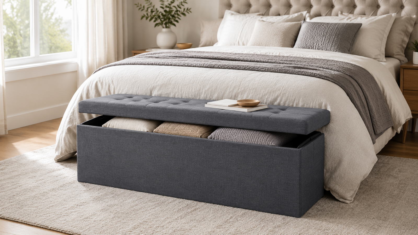Storage Ottoman Bench