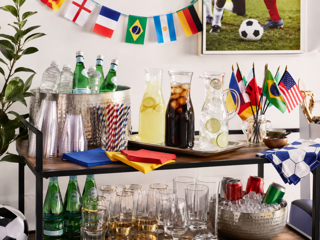 World Cup drink station ideas