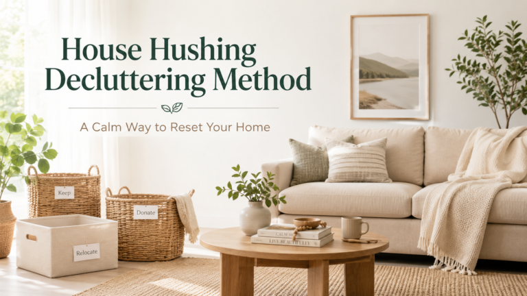 house hushing decluttering method