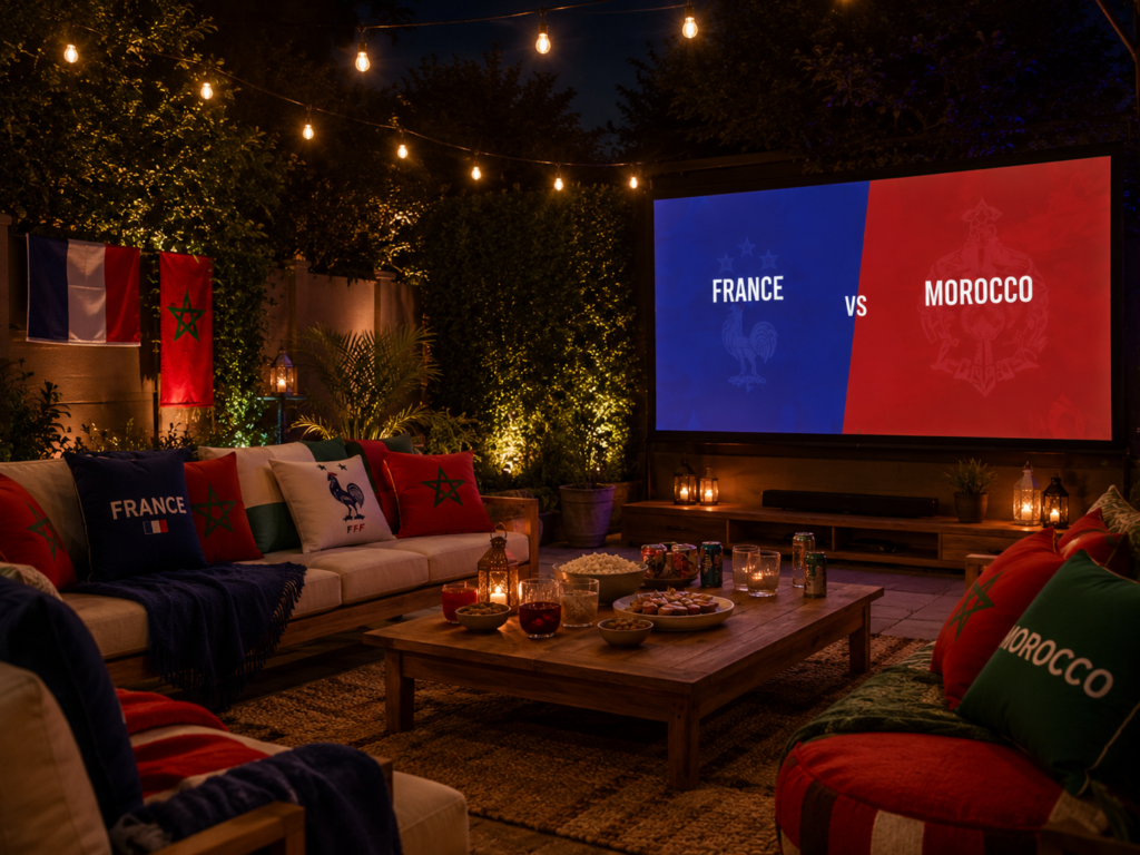 France vs Morocco watch party ideas