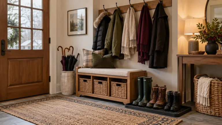 17 Winter Entryway Storage Ideas for Coats, Boots and Wet Gear 4 winter entryway storage ideas
